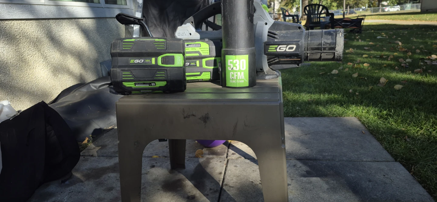 EGO Power+ 56V 530 CFM Blower with Two Batteries