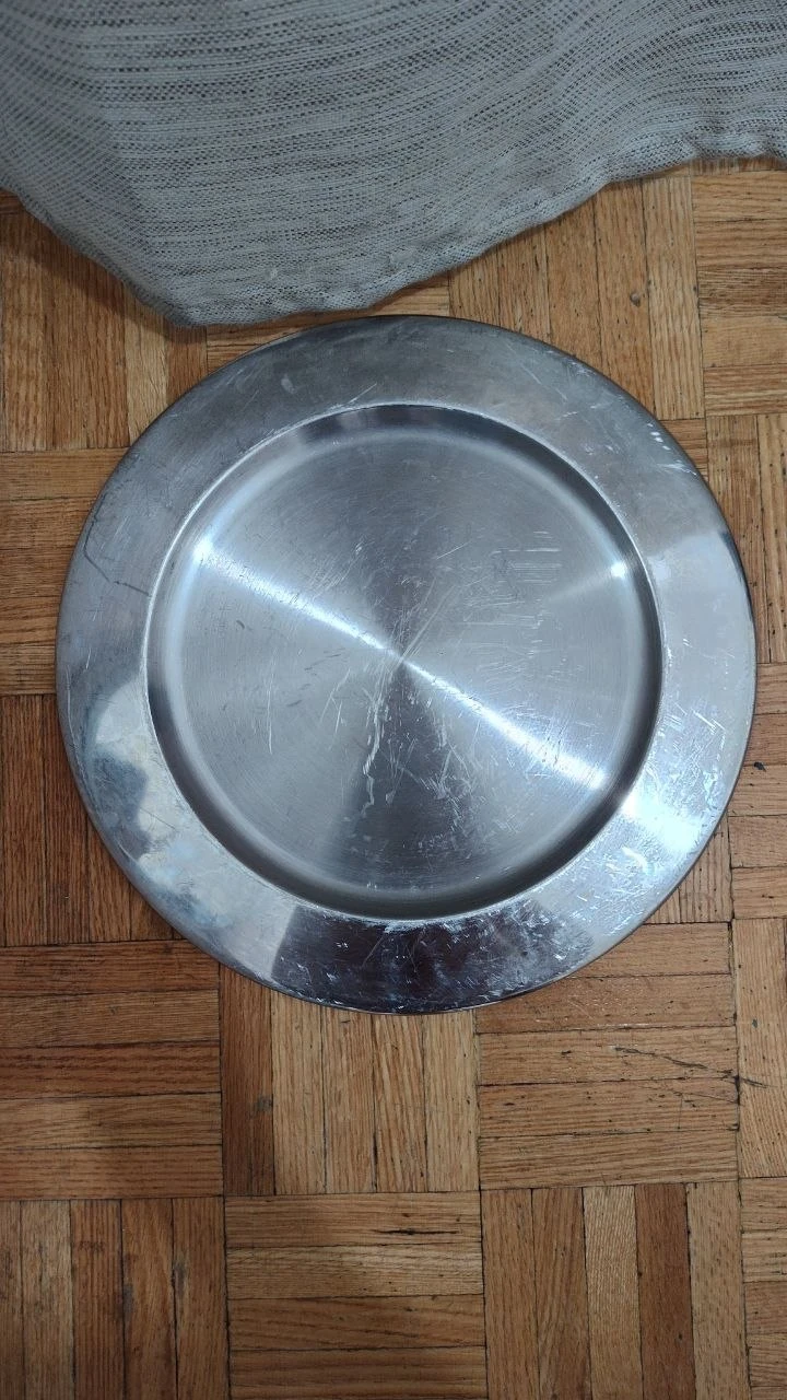 Stainless Steel Charger Plate - Silver Decorative Underplate - photo 3