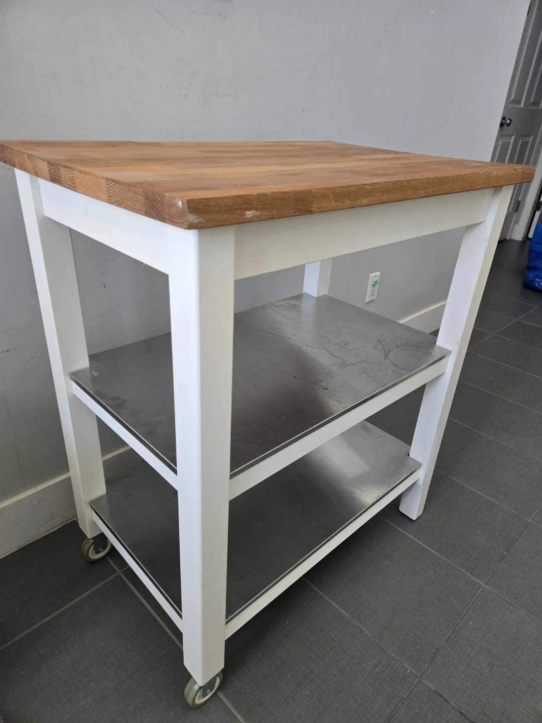 Ikea stenstorp kitchen island butcher block