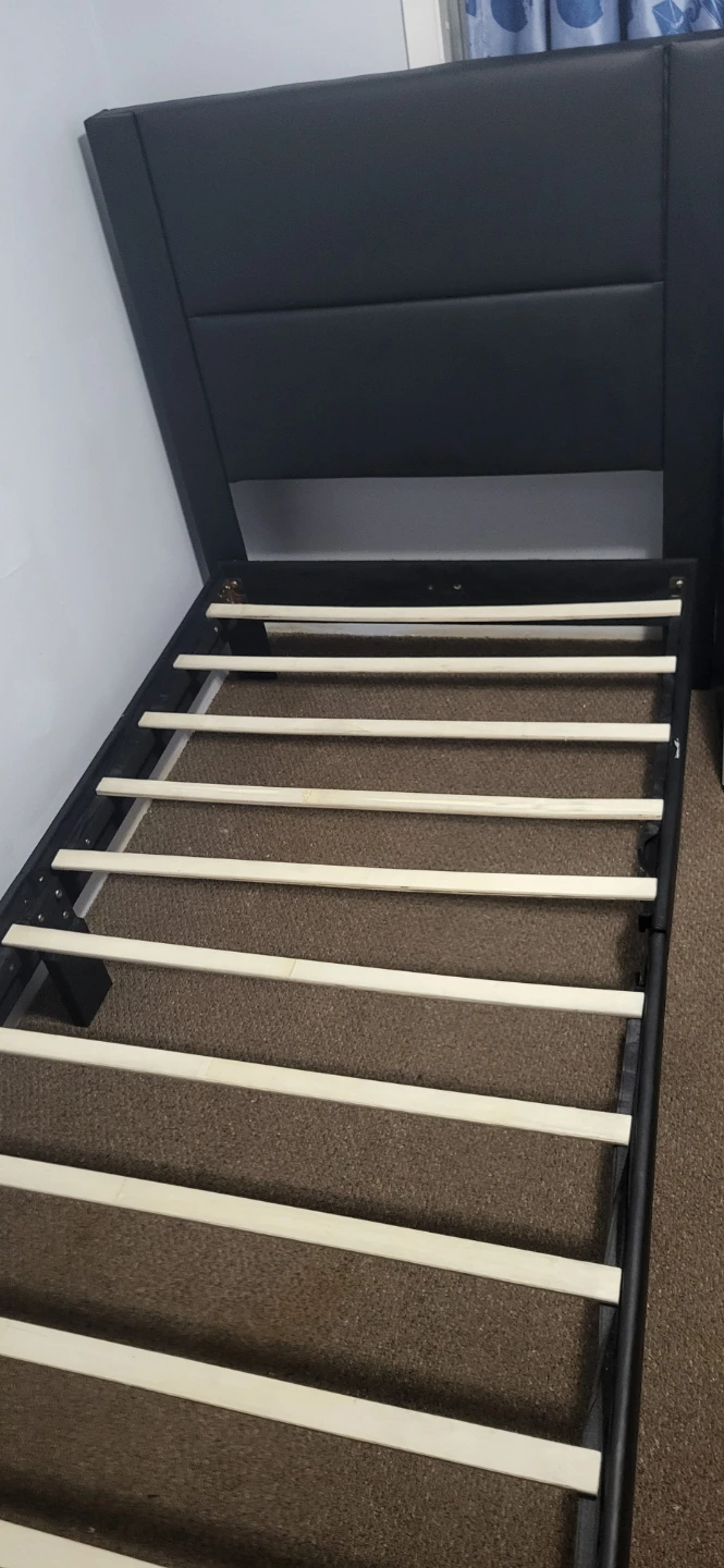 2 Black Twin Bed Frame - photo 3