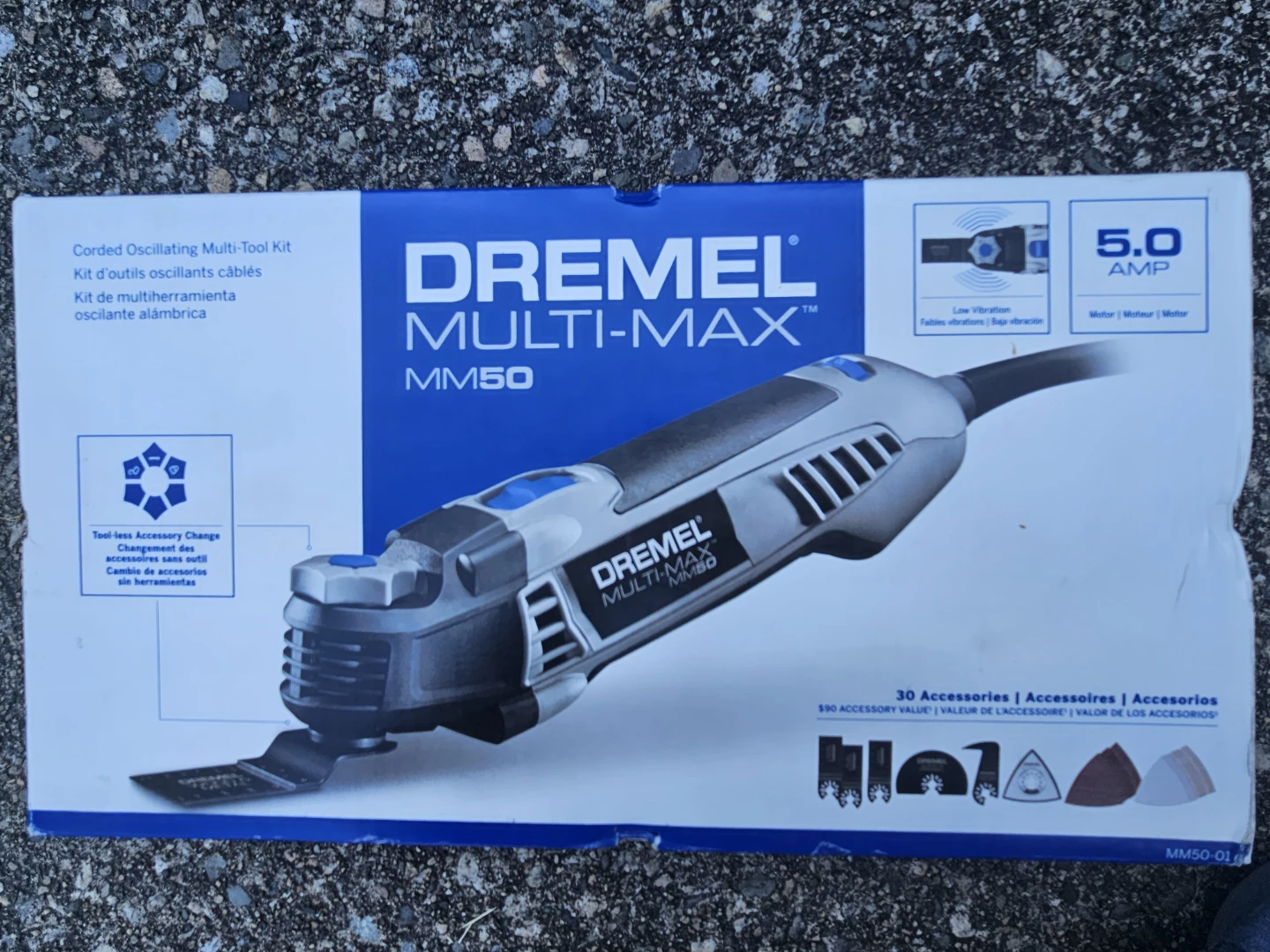 New Dremel Multi-Max MM50 Corded Oscillating Tool Kit