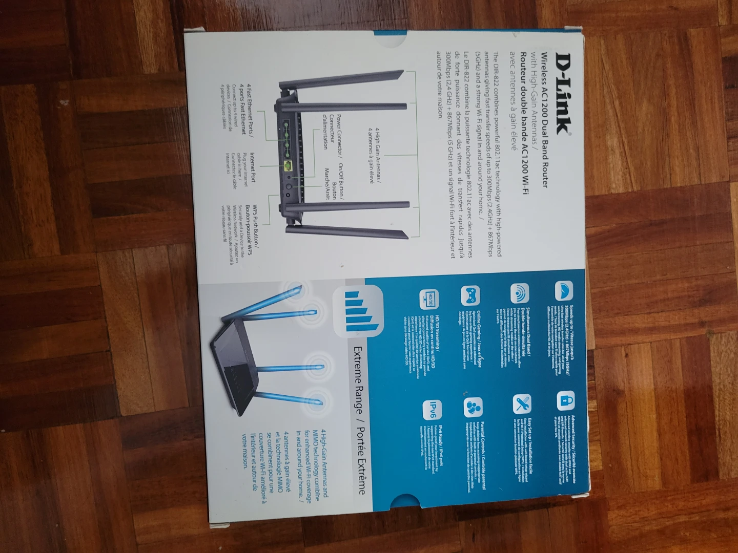 New -D-Link AC1200 Dual Band Wi-Fi Router (DIR-822) - photo 2