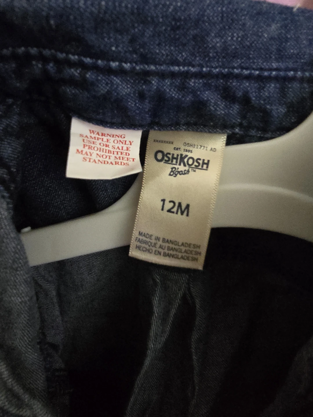 OshKosh B'gosh Denim Tulle Dress 12M - photo 3