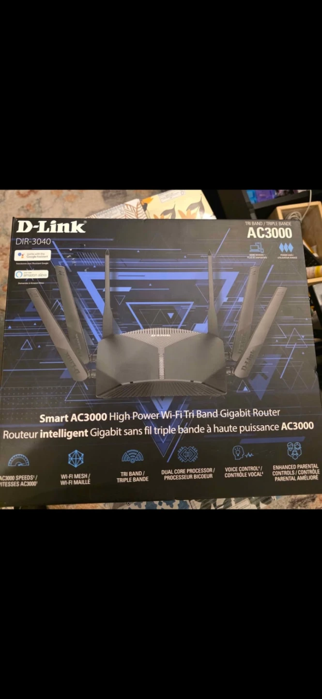 D-Link DIR-3040 AC3000 Smart Wi-Fi Router