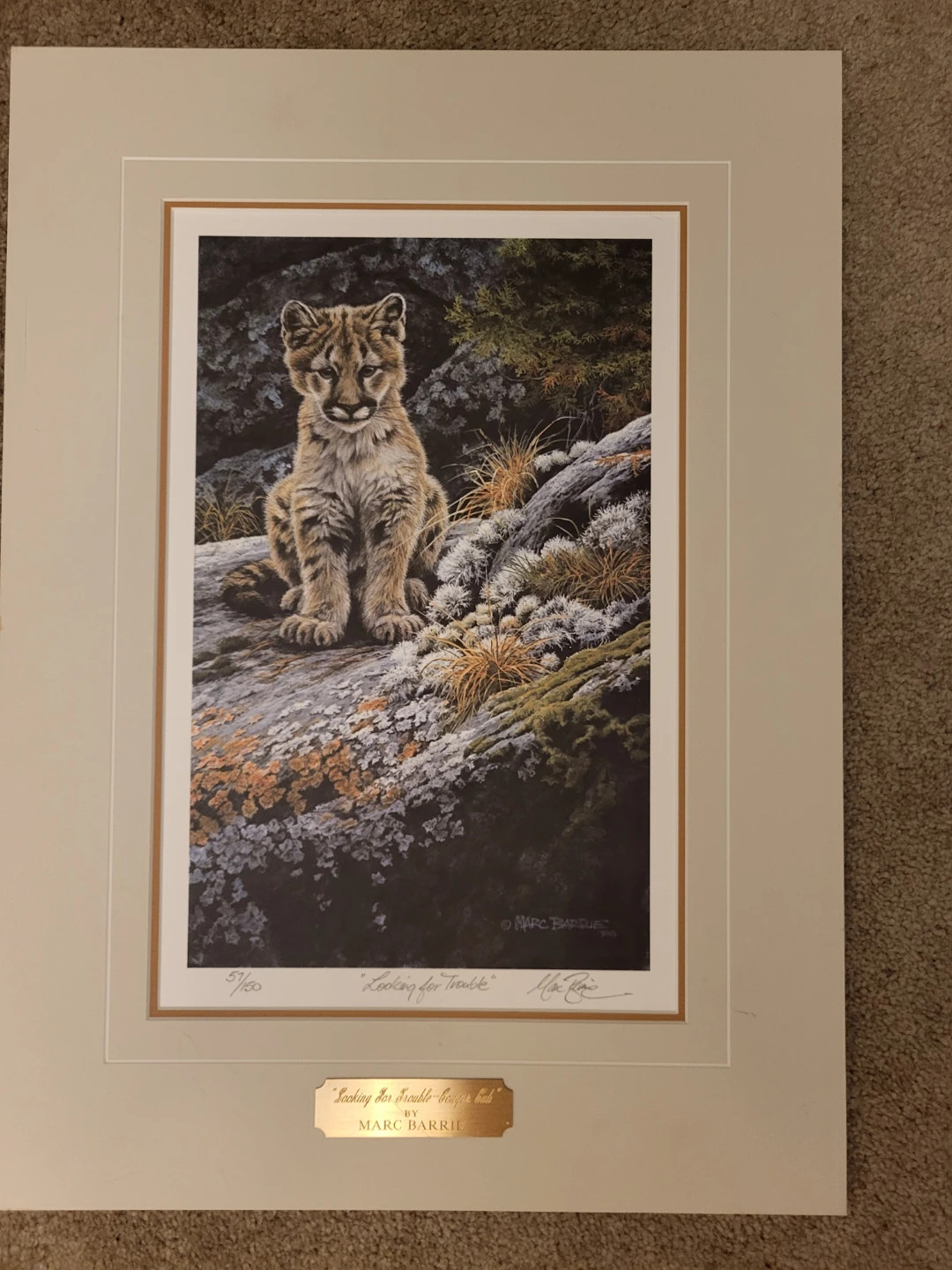 Marc Barrie Looking for Trouble Limited Edition Print