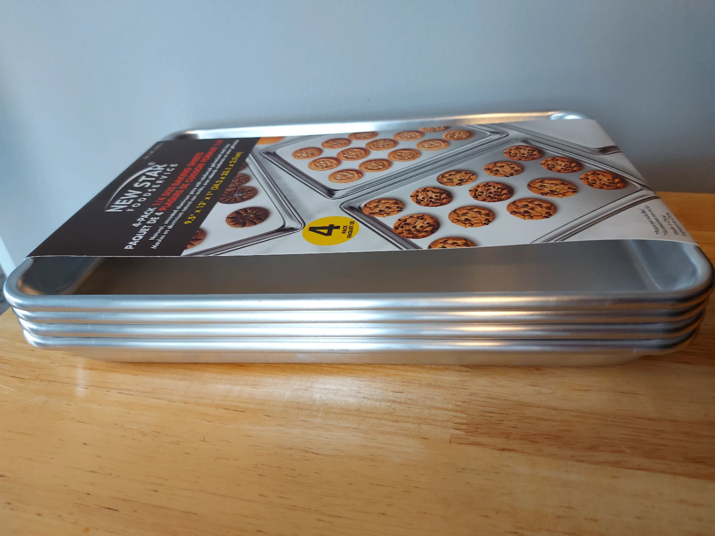 New Star Foodservice 4-Pack 1/4 Size Baking Sheets - photo 2