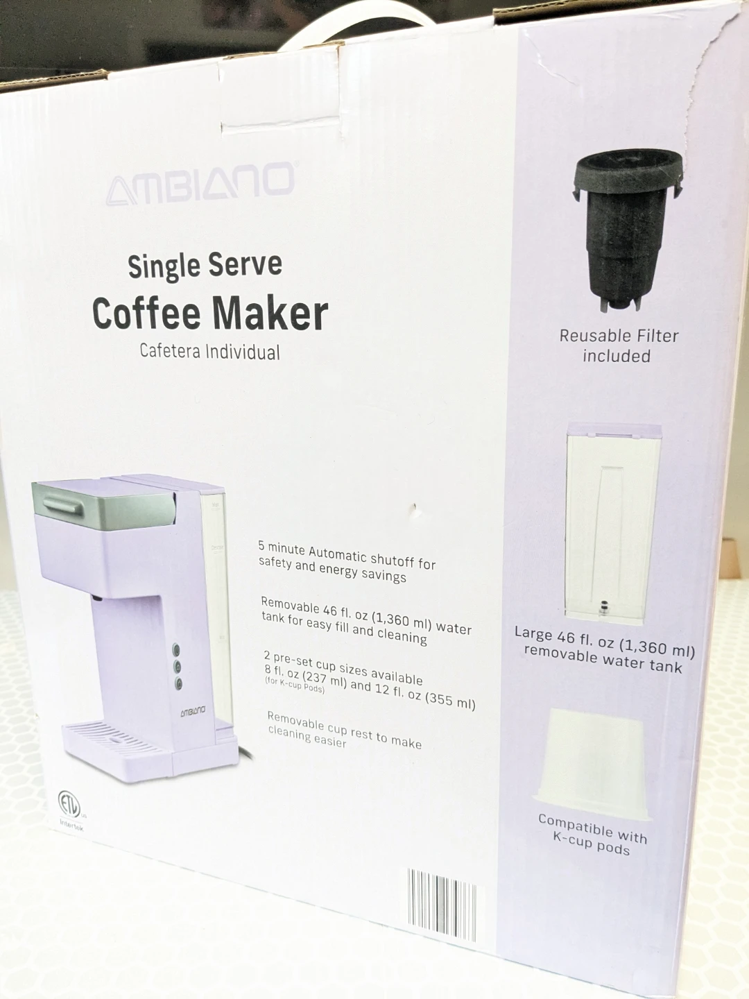 Single Serve Coffee Maker with Reusable Filter - photo 2