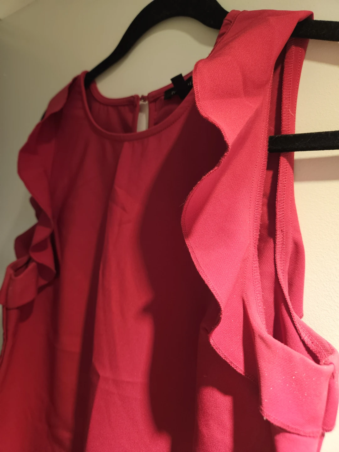Dynamite Pink Ruffle Tank Top - photo 2