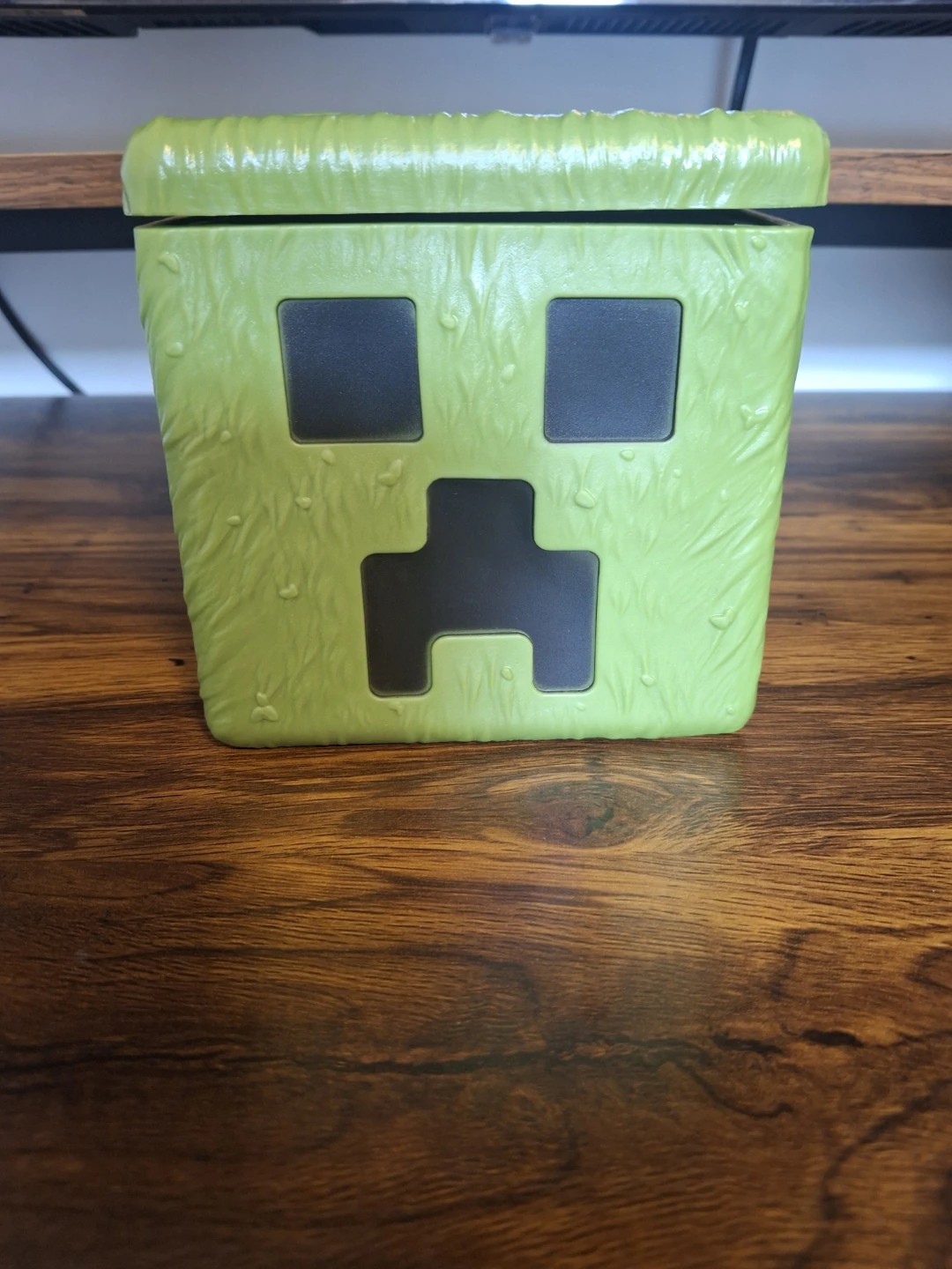 2 Minecraft Creeper Storage Bins - photo 3