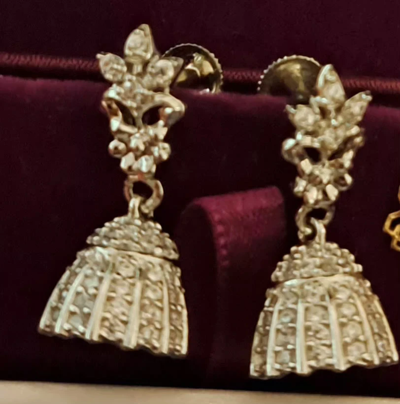 925 Silver Jhumka Earrings - photo 3