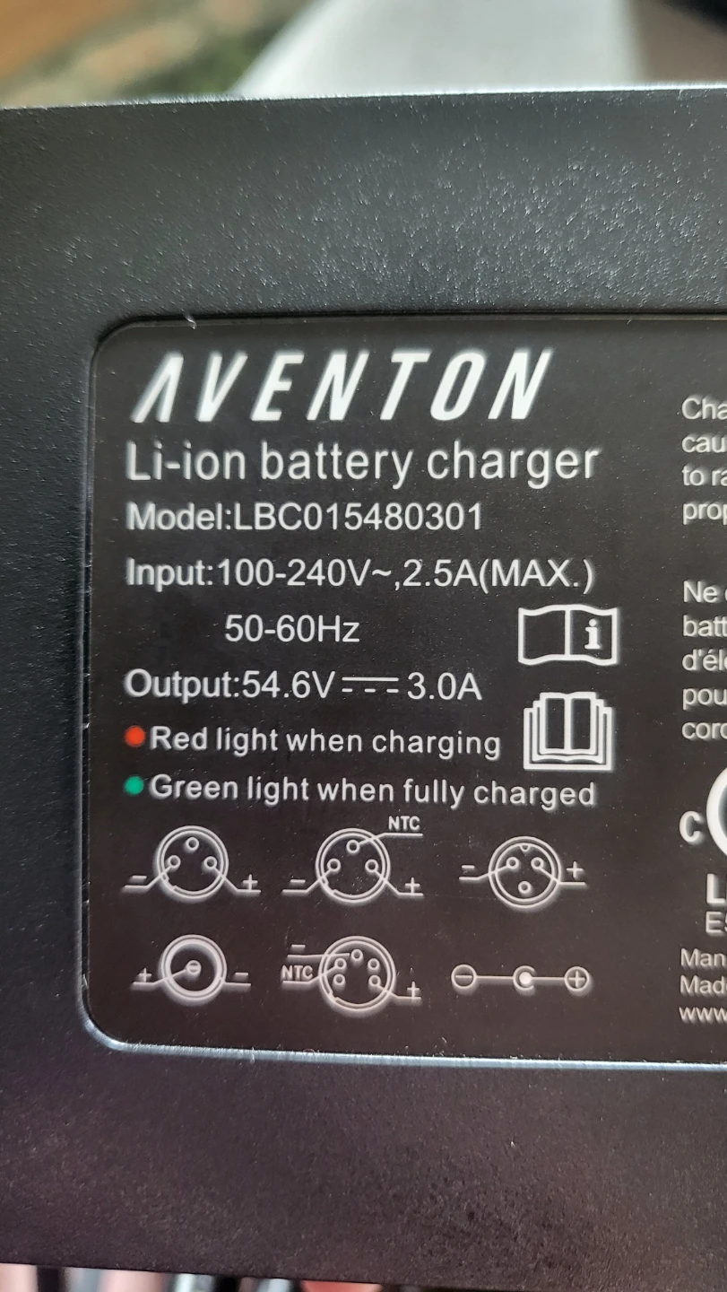 Aventon 3 AMP ebike charger - photo 2