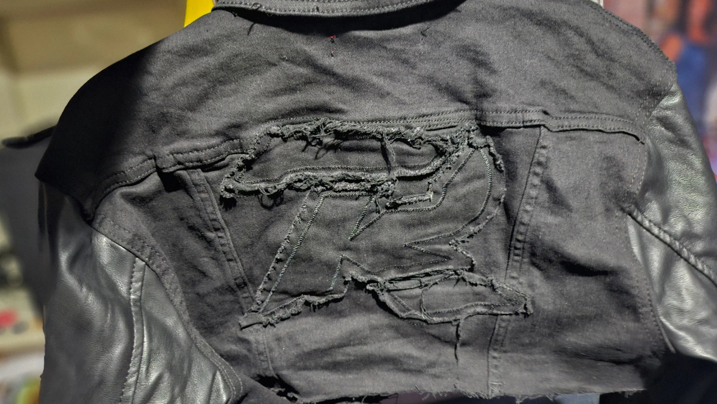 Smoke Rise RED Moto Cropped Jacket - photo 4