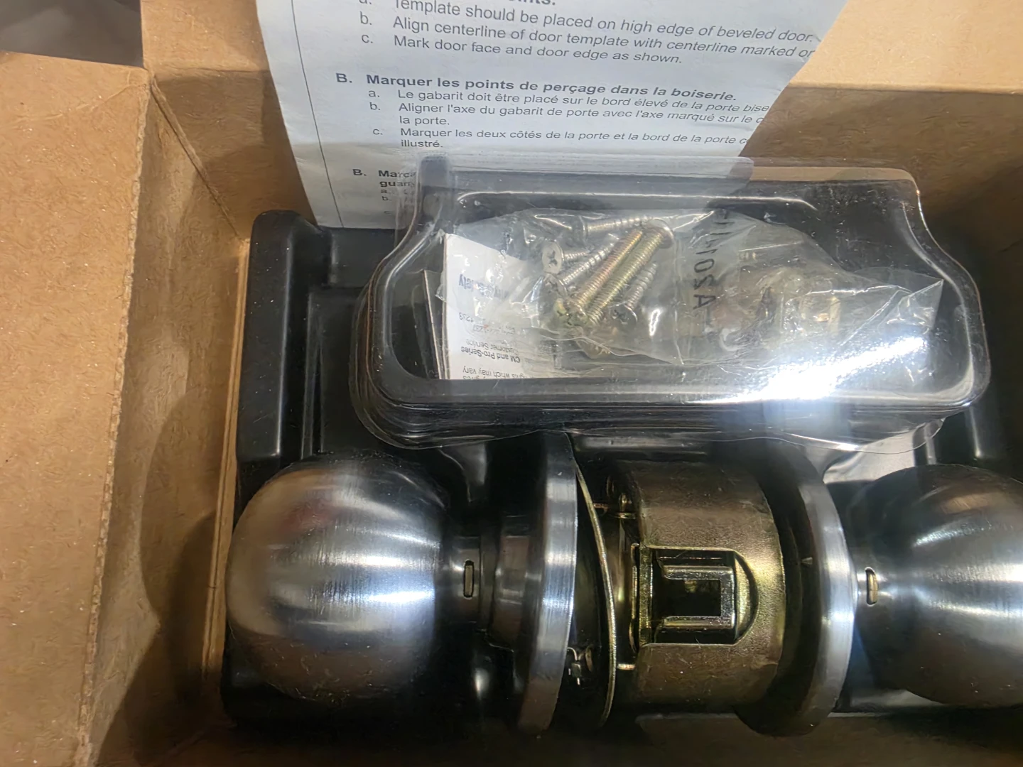 Schlage A10S Passage Latch Door Knob - photo 3