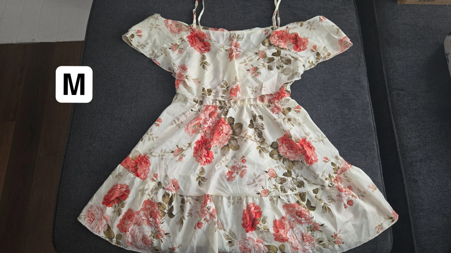 Women's Floral Off-the-Shoulder Dress