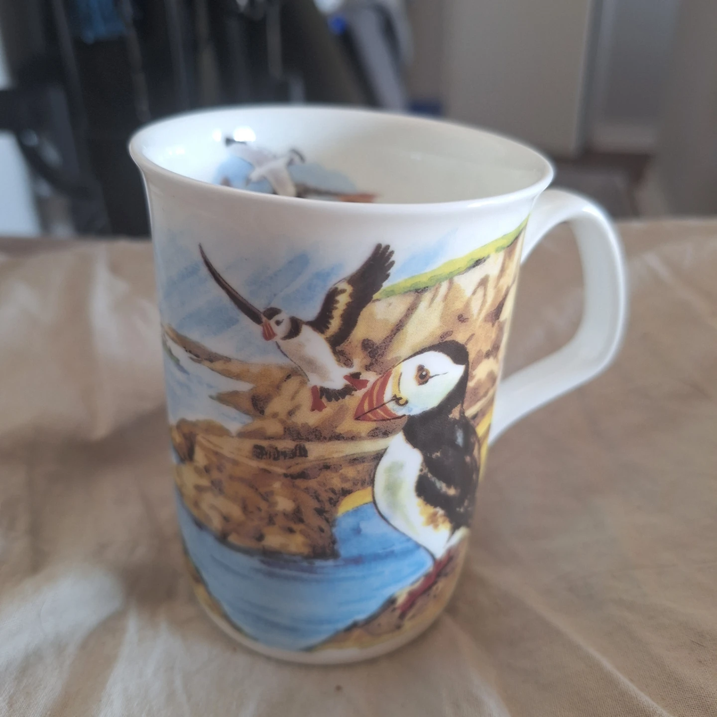 Puffin Ceramic Mug with Gift Box
