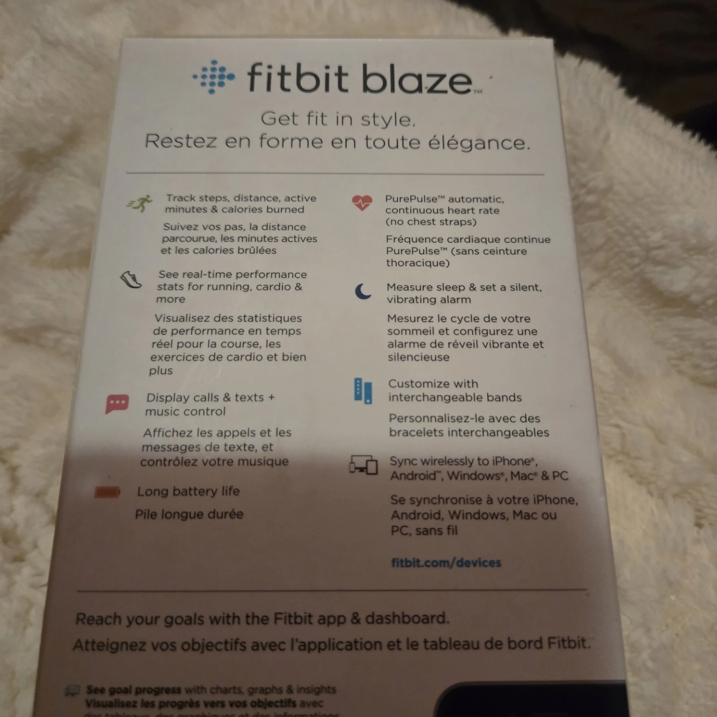 Fit blaze smart watch.brand new - photo 2