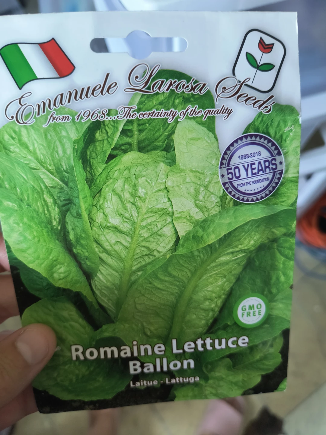 Romaine Lettuce Ballon Seeds