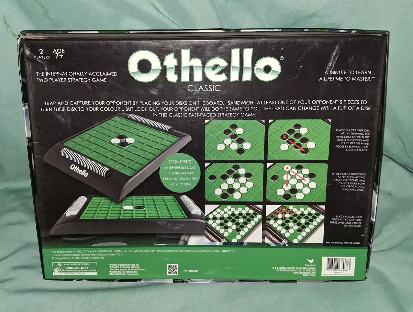 Othello Classic Strategy Board Game Cardinal - photo 4
