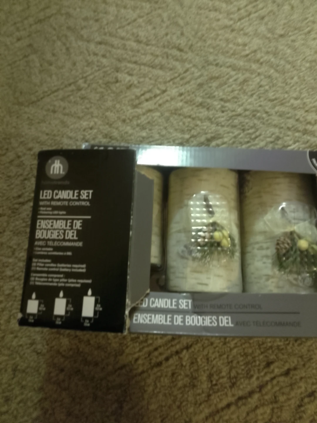 Mainstays LED Candle Set with Remote