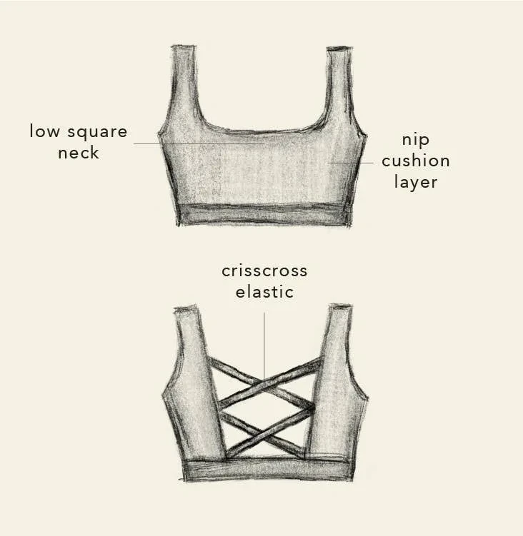 🏈Jet Black Crisscross Bra XL - photo 2