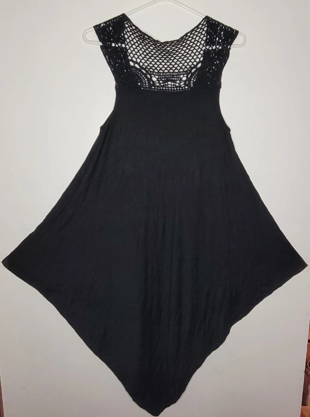 Black and White Dashiki Style Crochet Dress - photo 5