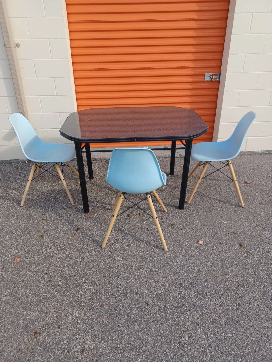 EXTENDABLE DINNING TABLE WITH 3 CHAIRS - photo 4
