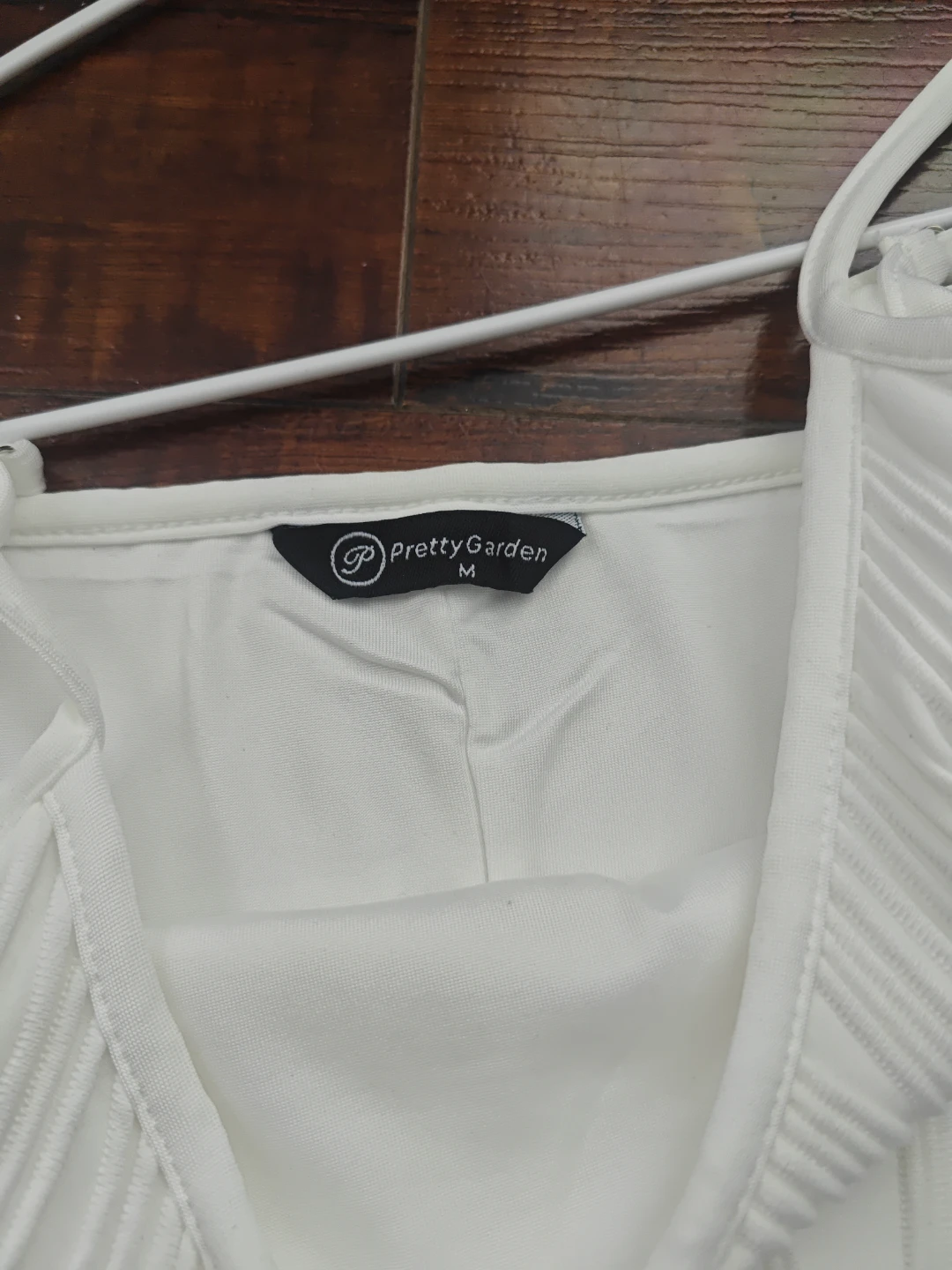 PrettyGarden White Midi Dress - photo 3