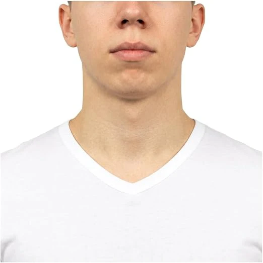 Calvin Klein White V-Neck T-Shirt - Size M - photo 2