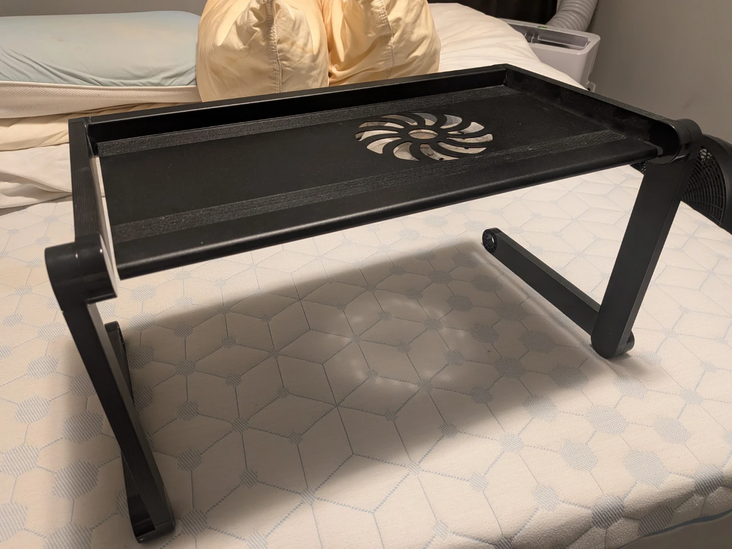 Adjustable Portable Laptop Desk with Cooling Fan