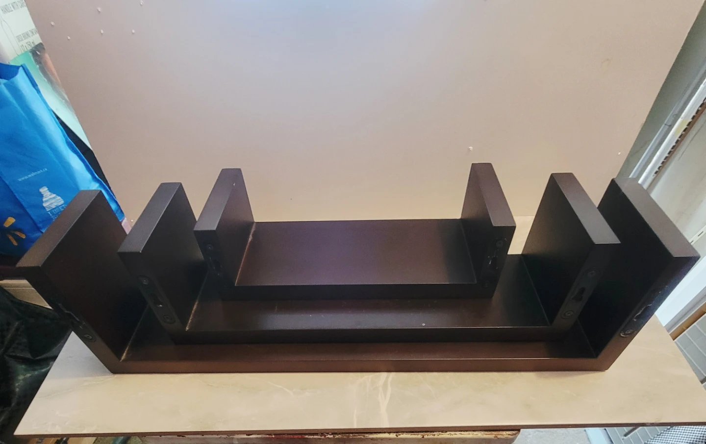 Dark Wood Floating Shelves - photo 5