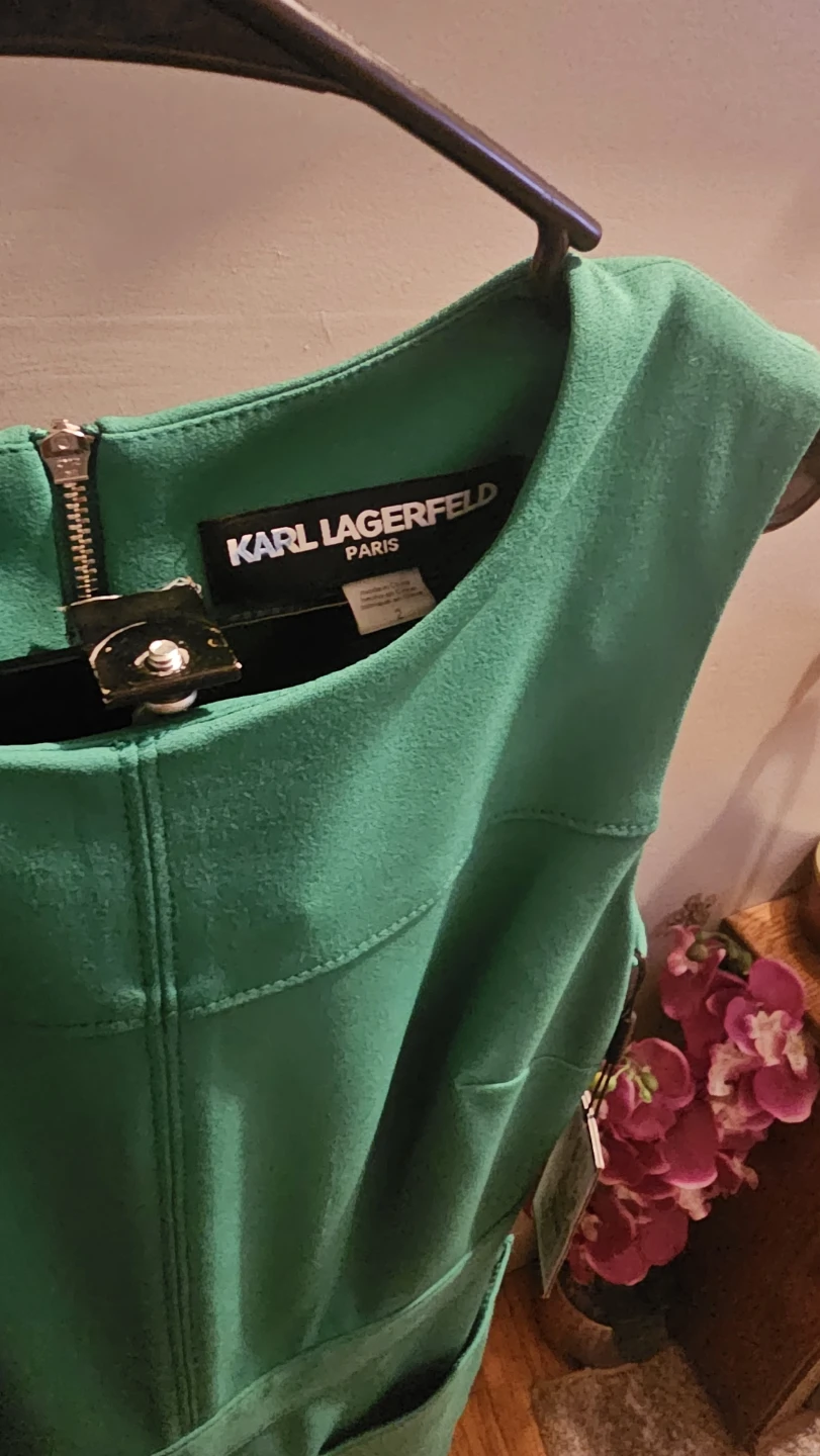 Karl Lagerfeld Paris Green Dress Size 2 - photo 3