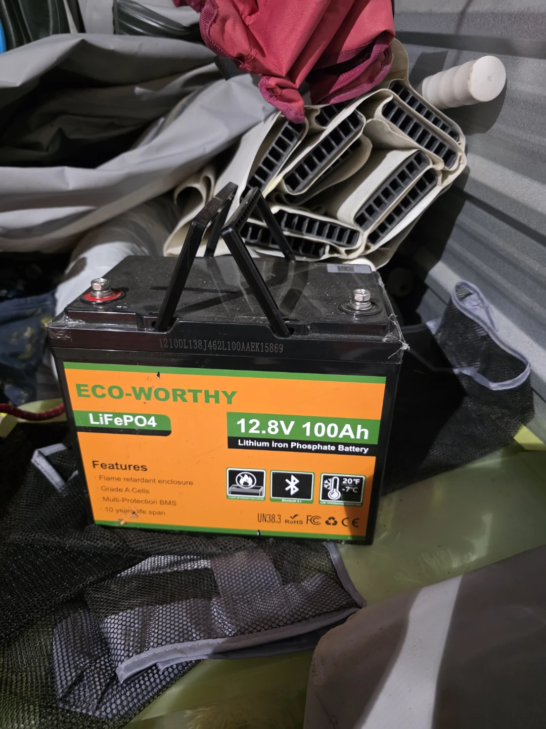 ECO-WORTHY 12.8V 100Ah LiFePO4 Battery