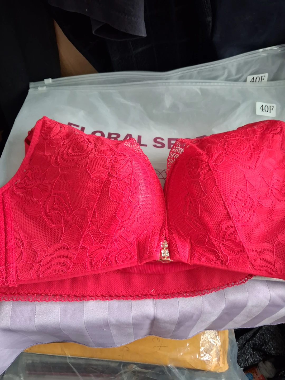 Floral Secrets Lace Bra 40F (5 Bras Total) - photo 4