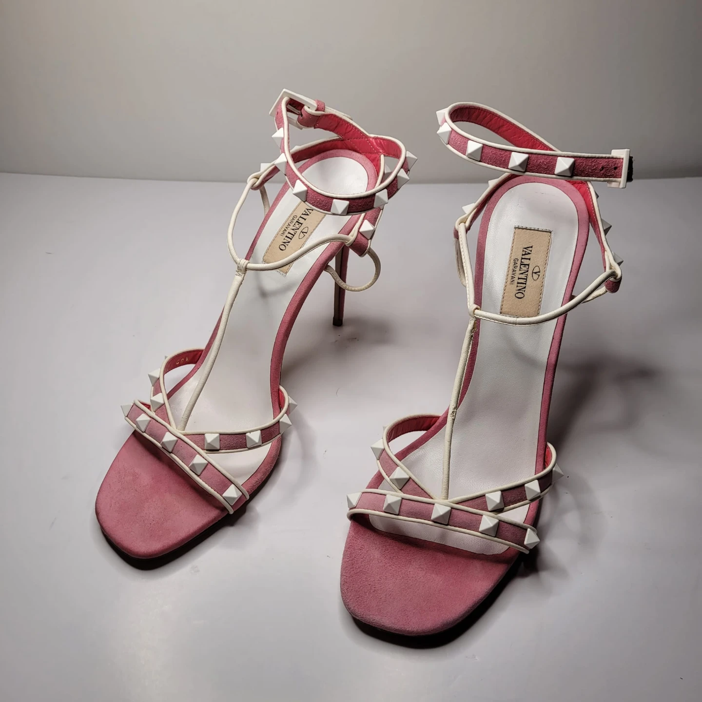Valentino Garavani Rockstud Sandals Pink Size 40.5 - photo 2