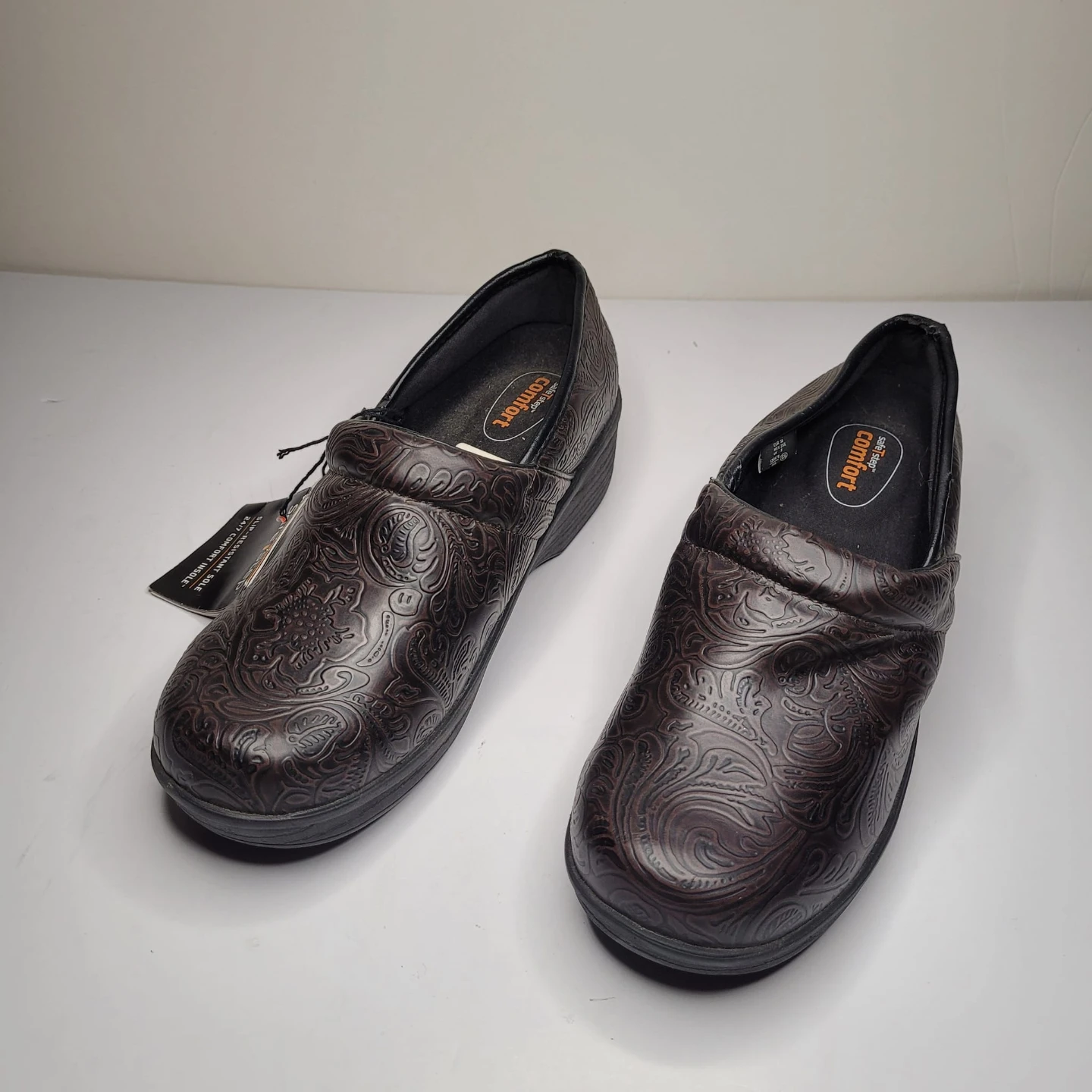 SafeTStep Comfort Slip-Resistant Clogs - Brown - Size 6.5 - photo 2