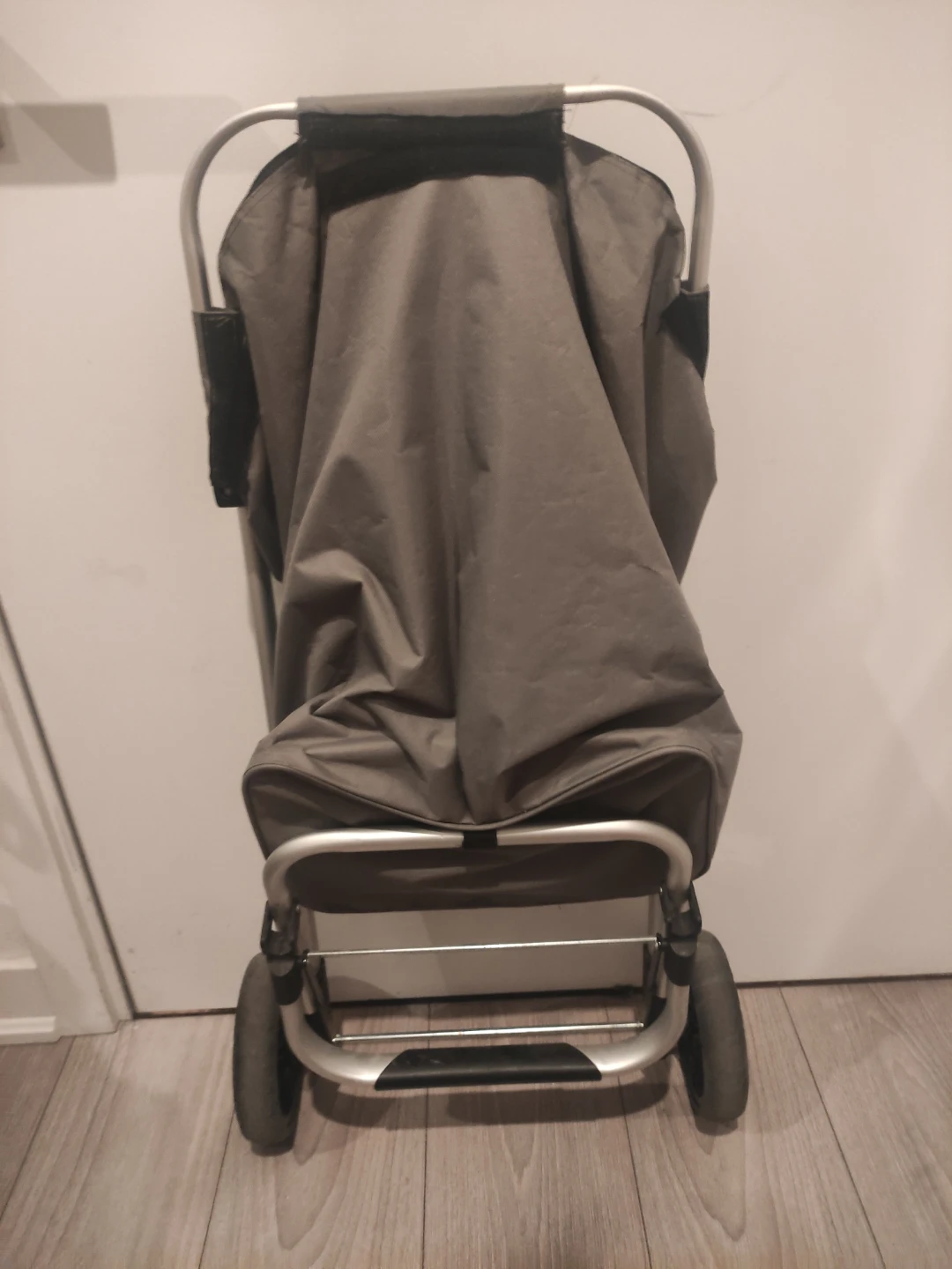 Collapsible Rolling Shopping Cart 🏈 - photo 2