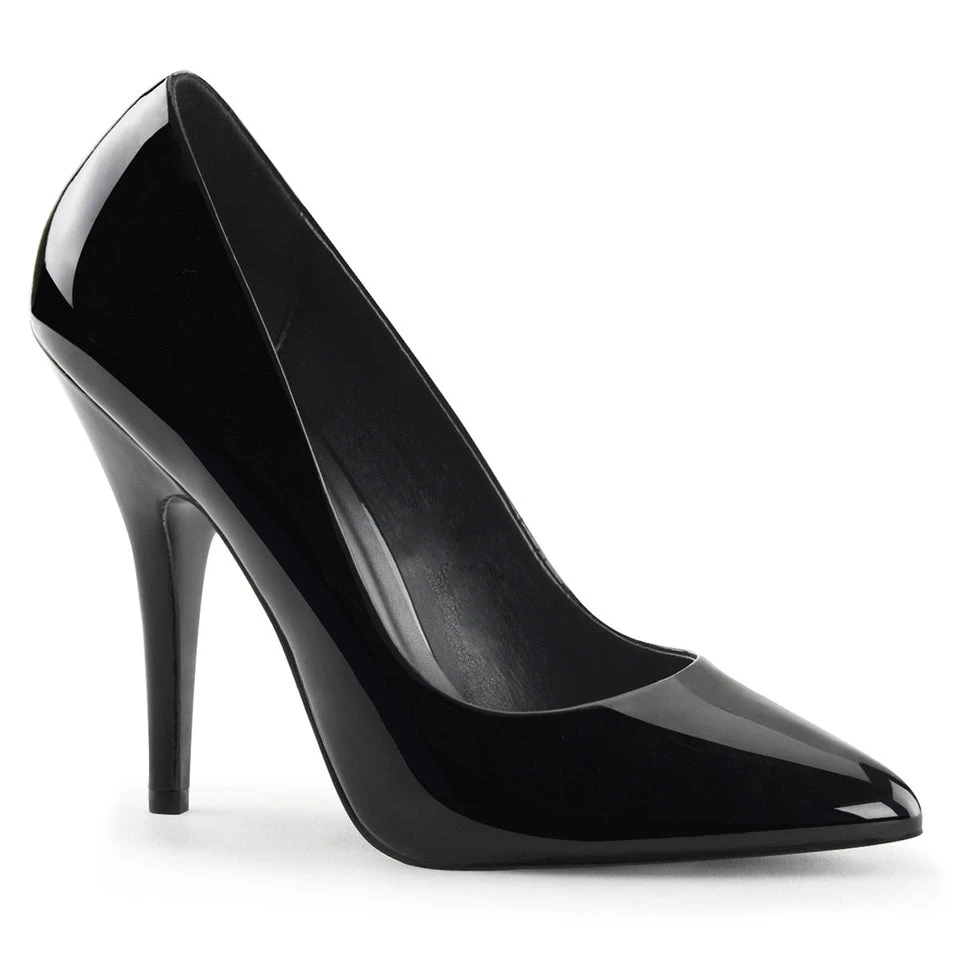 Pleaser USA Black Stiletto Pumps 5" size 13 - photo 2