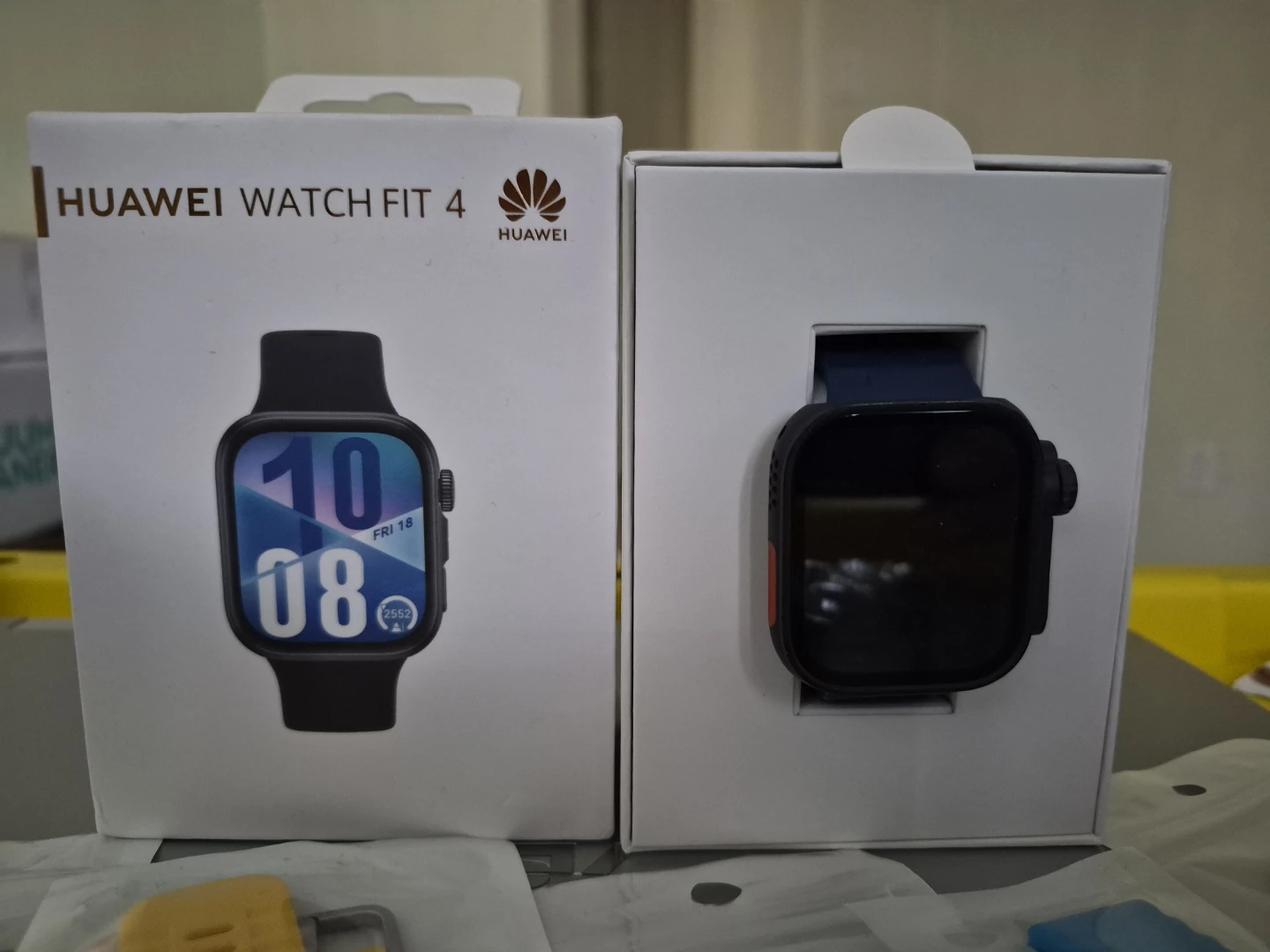 Huawei Watch Fit 4 with extra bands