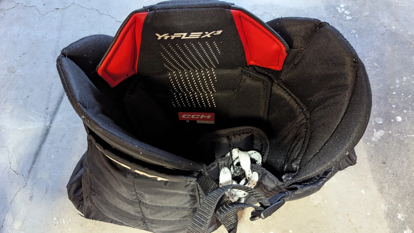 Ccm yflex3 hockey goalie pants-Youth L-XL size - photo 3