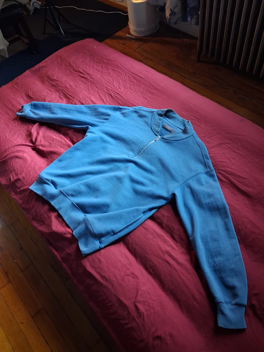 Primark blue half-zip sweatshirt XS - photo 2