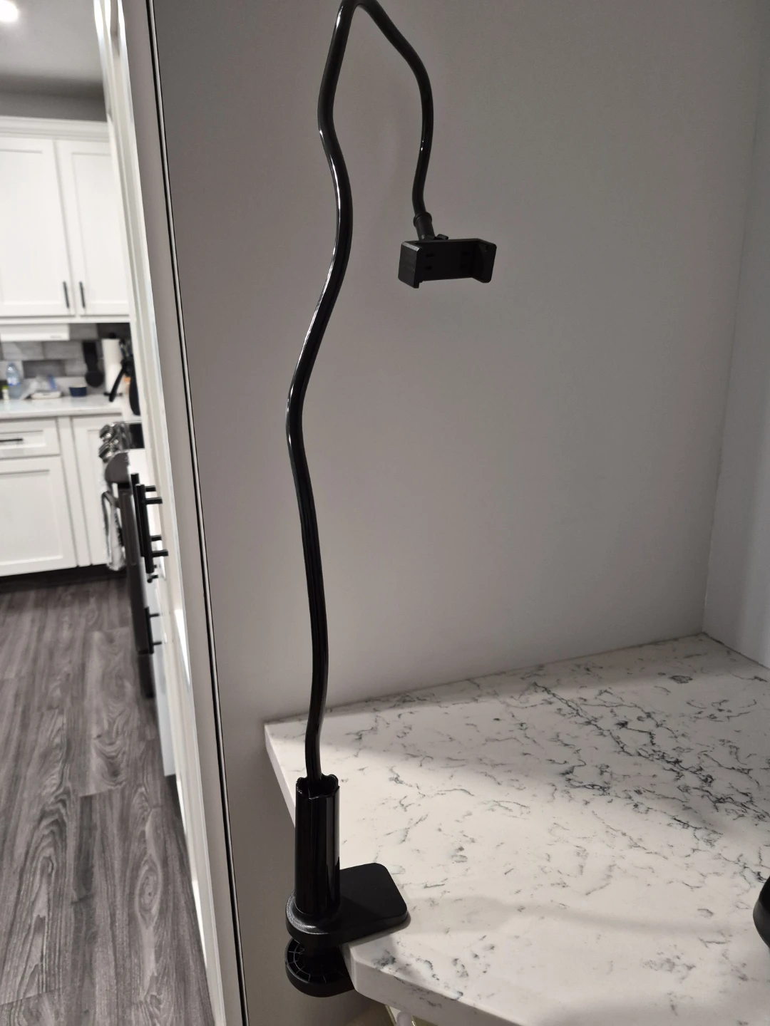 casGooseneck Phone Holder with a Long Arm And Clamp