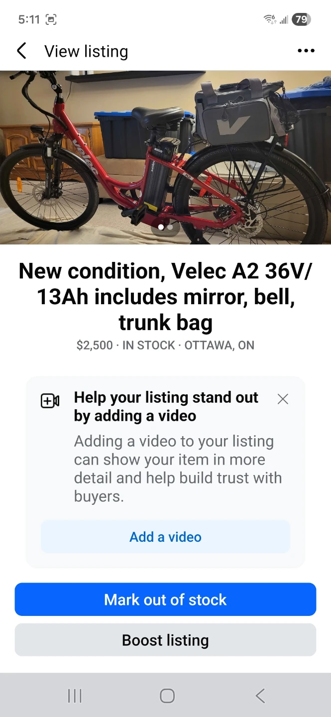 Velec A2 Electric Bike - photo 3