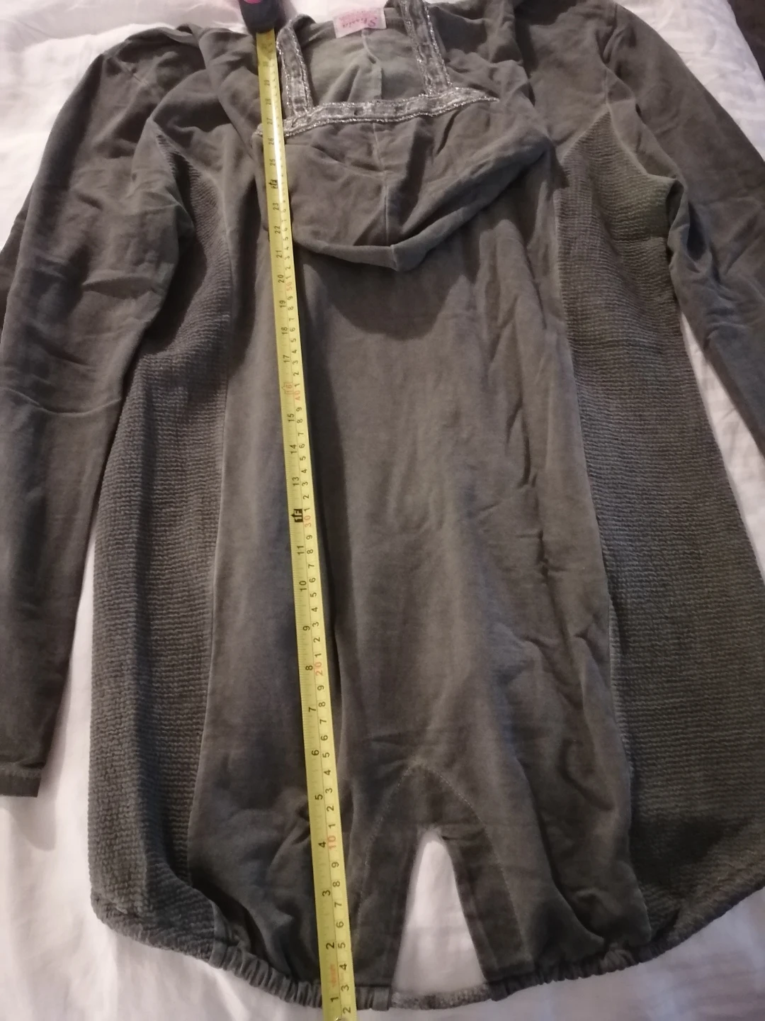 Italian Elissia Olive Green Studded Hoodie - photo 3