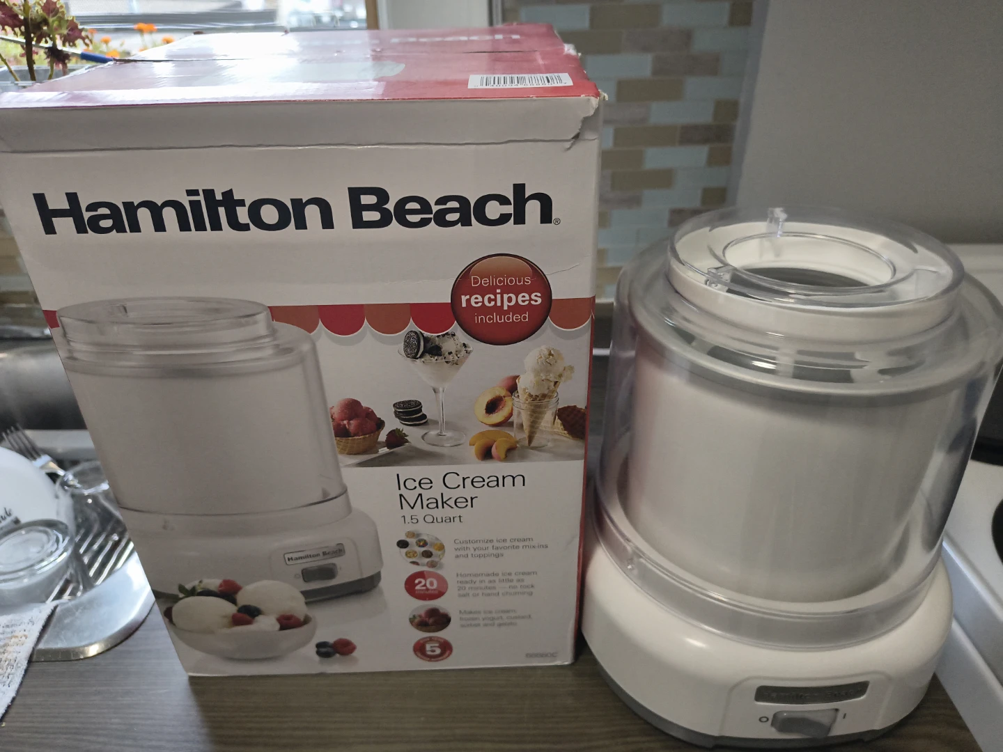 Hamilton Beach 1.5 Quart Ice Cream Maker