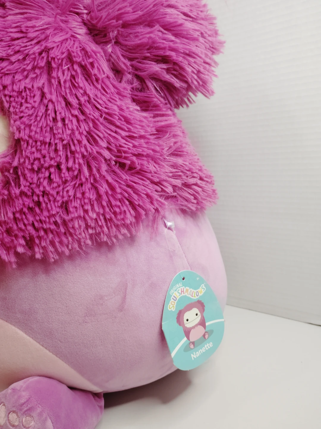 Squishmallows Nanette Pink Bigfoot Plush - photo 5