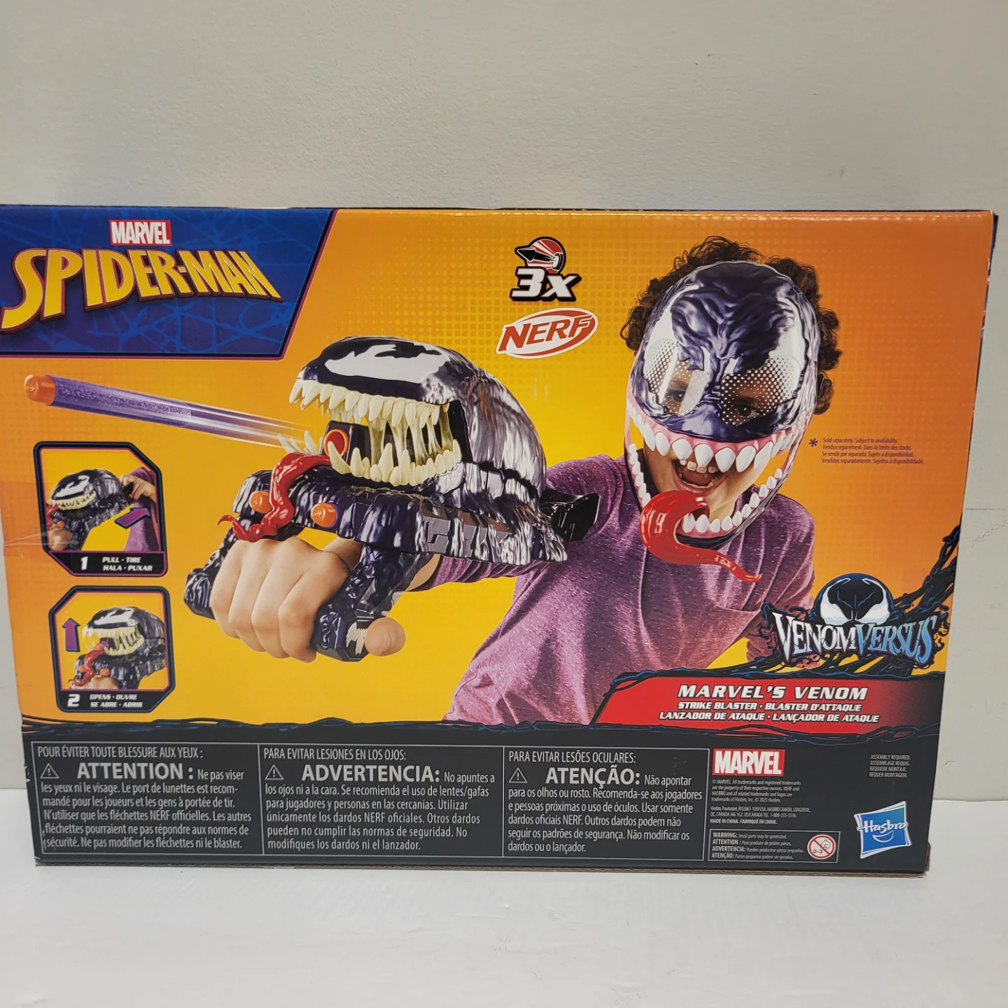 NERF Marvel Spider-Man Venom Versus Strike Blaster - photo 2