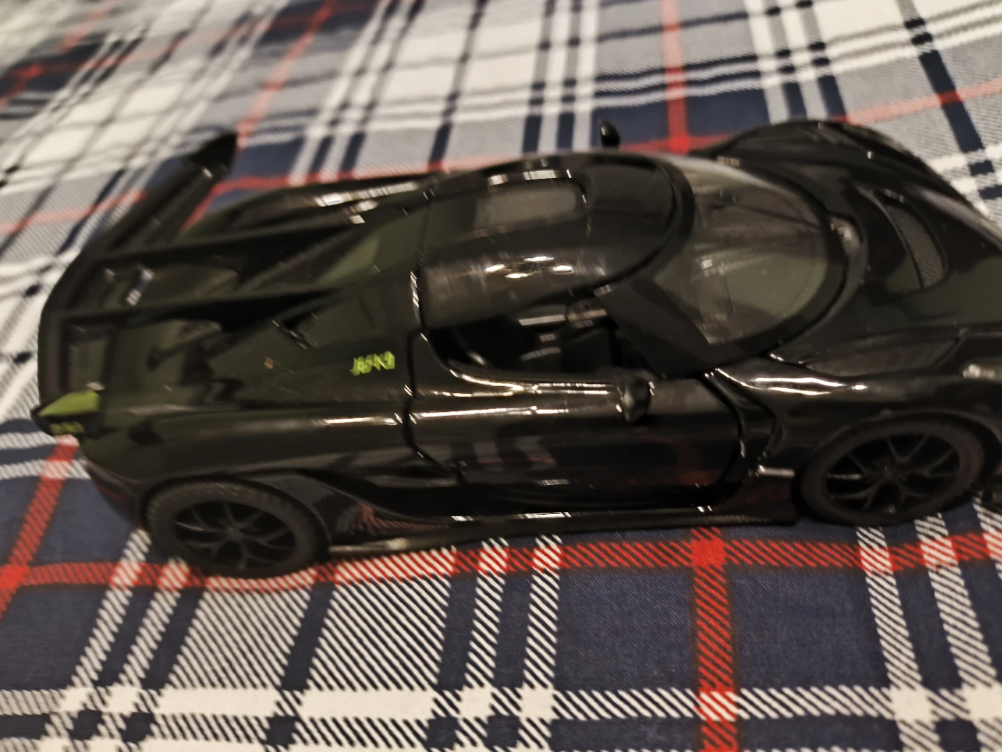 Black Koenigsegg Jesko Toy Car - photo 2