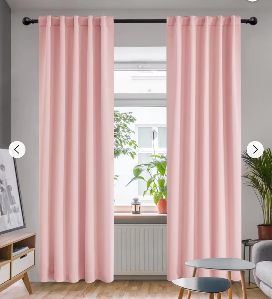 Deconovo Thermal Insulated Blackout Curtains 42x84 - Pink - photo 3