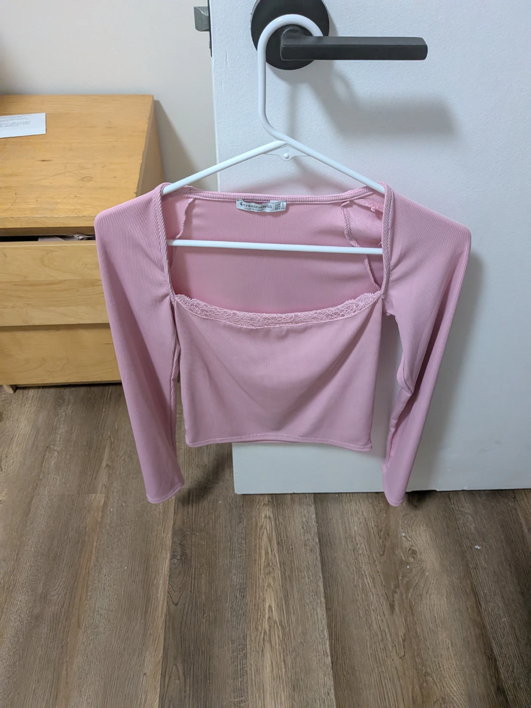 Stradivarius pink long sleeve top - photo 2