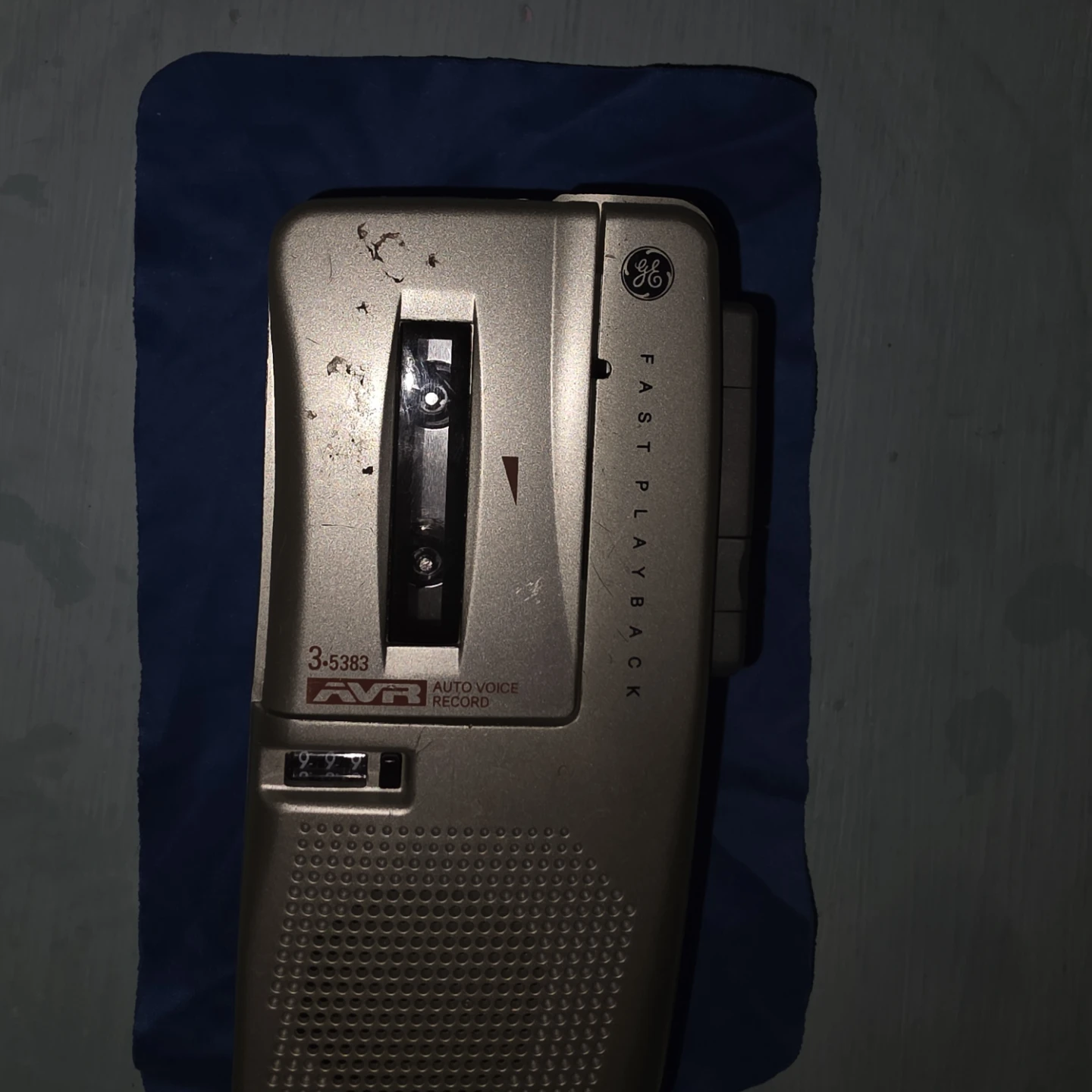 GE 3-5383 Auto Voice Record Tape Recorder